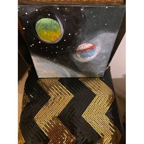 Vend Peinture  Tableau  L’Espace Dans La Nuit L29 Sur H29