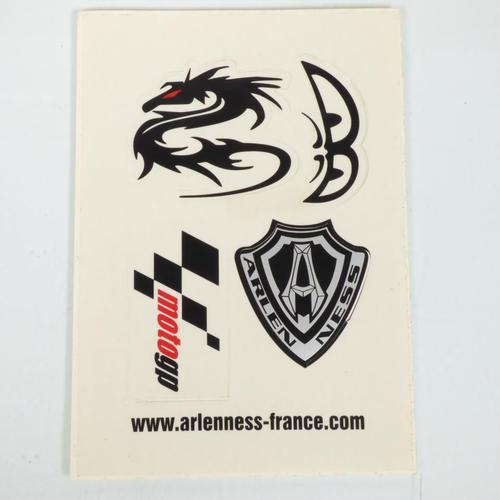 Autocollant Stickers Logo Arlen Ness Dragon Moto Gp Yeux Pour Casque Moto Neuf