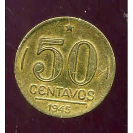 Monnaie 50 Centavos Brésil 1945