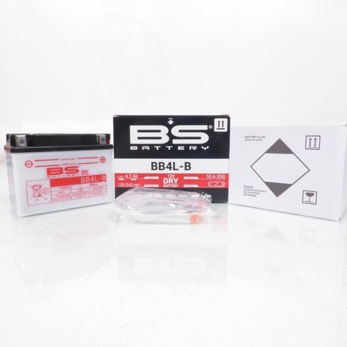Batterie Bs Battery Pour Scooter Peugeot 50 Buxy - Etrier Ajp 1994-1997 Yb4l-B / 12v 4ah Neuf