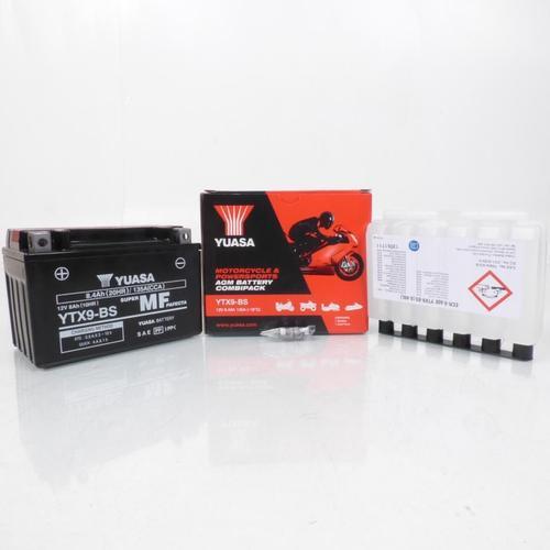 Batterie Yuasa Pour Moto Honda 600 Cbr Fv Fw 1997 À 1998 Ytx9-Bs / 12v 8ah Neuf