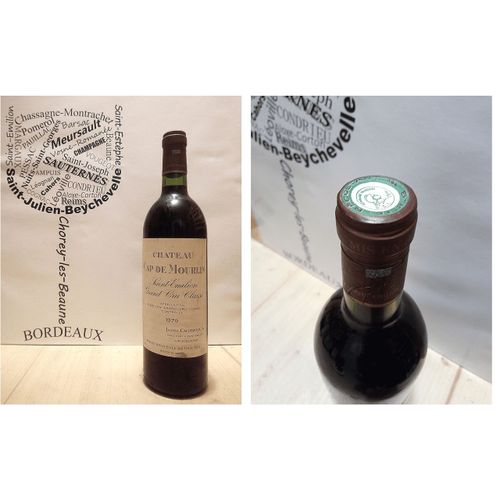 Château Cap De Mourlin 1979 - Saint-Emilion Grand Cru - Grand Cru Classé - 1 X 75 Cl - Rouge
