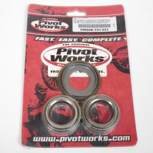 Kit Roulement De Direction Pivot Works Pour Moto Ktm 125 Sx 2000 À 2008 Pwssk-T01-521 Neuf
