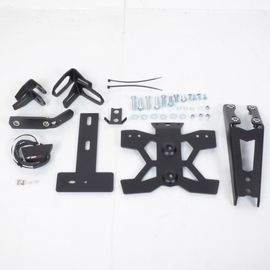 Support De Plaque Alu Noir Top Block Pour Moto Kawasaki Z 1000 2014-2017 Spek39 Neuf