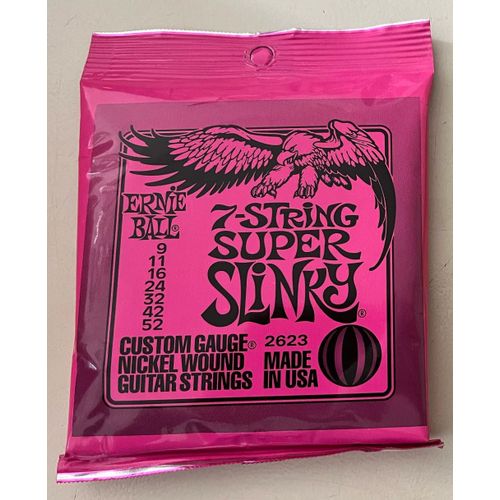7-String Super Slinky - Ernie Ball 2623