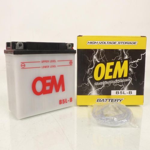 Batterie Oem Pour Scooter Mbk 50 Yn Ovetto 1997 À 2012 Yb5l-B / 12v 1.6ah Neuf