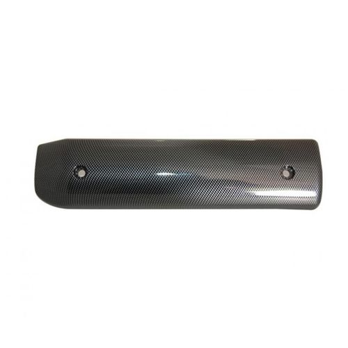 Protection Plaque Pot D'échappement Carbone Look Pour Scooter Mbk 125 Skyliner Neuf