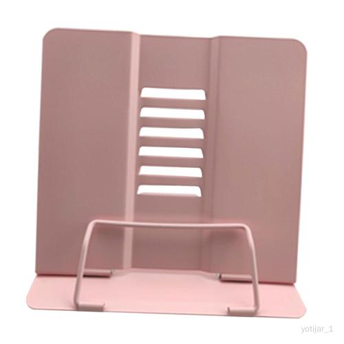 Support De Livre De Lecture Flexible Étagères Avec Clips De Porte-Revues Pour Porte-Livre De Musique Table Rose