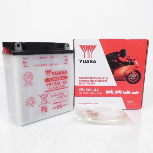 Batterie Yuasa Pour Scooter Peugeot 125 Elyseo 1998 À 2004 Yb12al-A2 / 12v 12ah Neuf