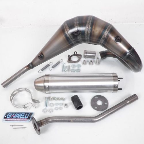 Pot D Échappement Giannelli Pour Moto Gilera 50 Hak 2000-2001 34668hf / 34669hf Neuf