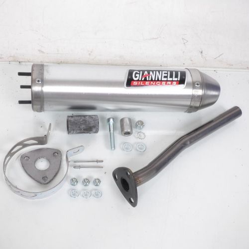 Silencieux D Échappement Giannelli Pour Moto Mbk 50 X-Limit Trail 4t 1997 À 1999 Neuf