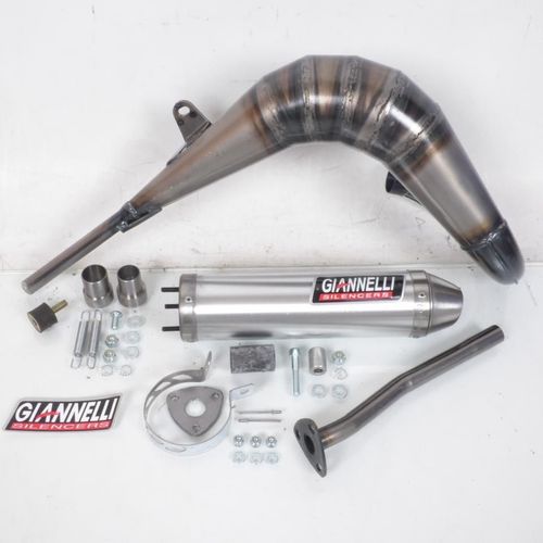 Pot D Échappement Giannelli Pour Moto Mbk 50 Xlimit 1997 À 1999 34651hf / 34652hf Neuf