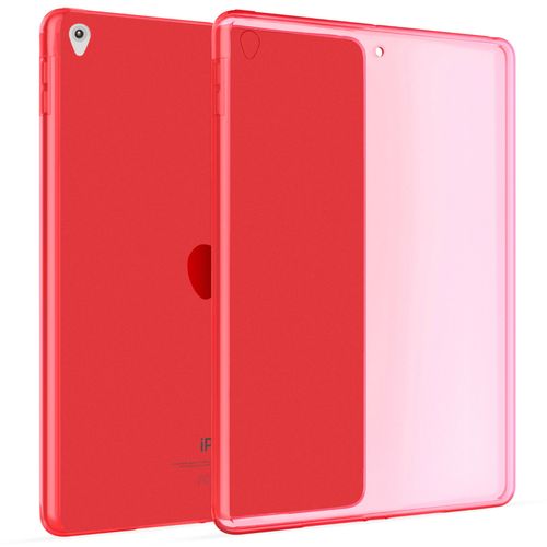 Okuli Transparent Étui Silicone Coque Housse Case Cover Pour Apple Ipad Air 3 & Ipad Pro (10.5) En Rouge