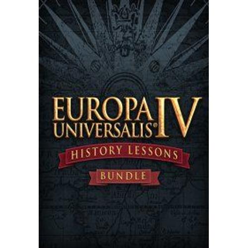 Europa Universalis Iv: History Lessons Bundle (Extension/Dlc) - Steam - Jeu En Téléchargement - Ordinateur Pc-Mac