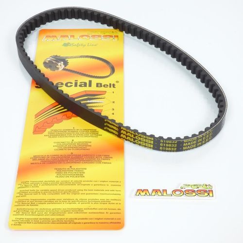 Courroie De Transmission Malossi Pour Scooter Piaggio 50 Typhoon 61 9832 Neuf
