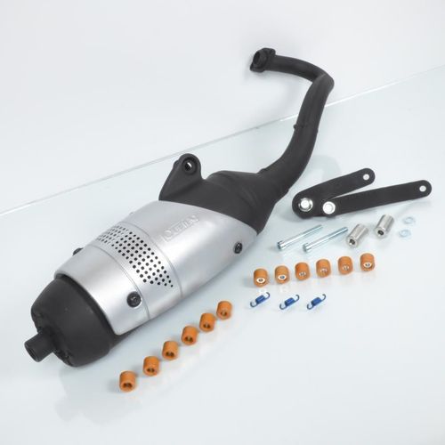 Pot D Échappement Leovince Pour Scooter Piaggio 50 Zip 2 Temps 2009-2012 5565 Touring / 2t Air Cooled Neuf