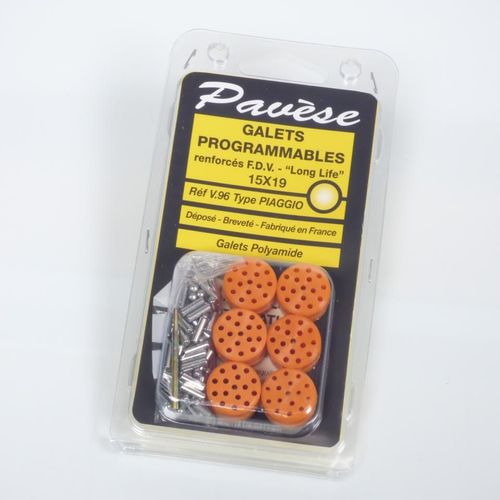Galet Rouleau De Variateur Pavèse Pour Scooter Piaggio 50 Zip Neuf