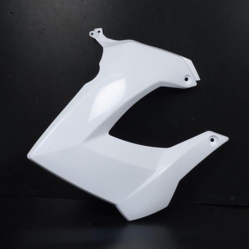 Écope Ouïe De Radiateur Gauche Pour Moto Derbi 50 Senda R X-Race Blanc Brillant Neuf