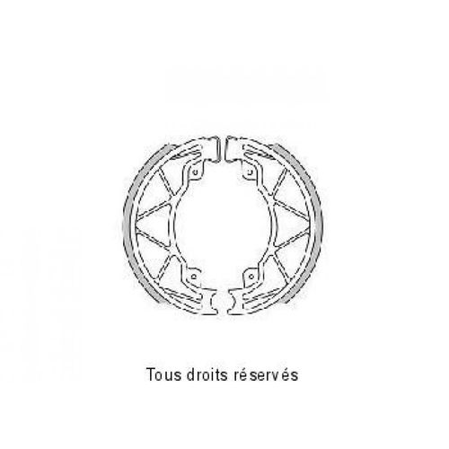 Mâchoire De Frein Sifam Pour Scooter Piaggio 50 Typhoon Euro2 12 Pouces 2011 À 2017 Ø140x25mm / Ar Neuf