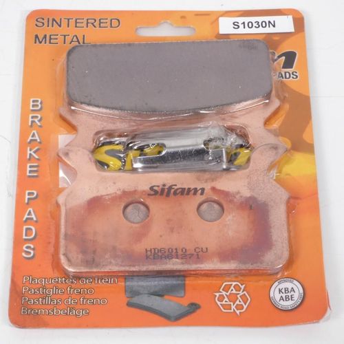 Plaquette De Frein Sifam Pour Moto Harley Davidson 1340 Flt 1984 À 1985 Ar Neuf