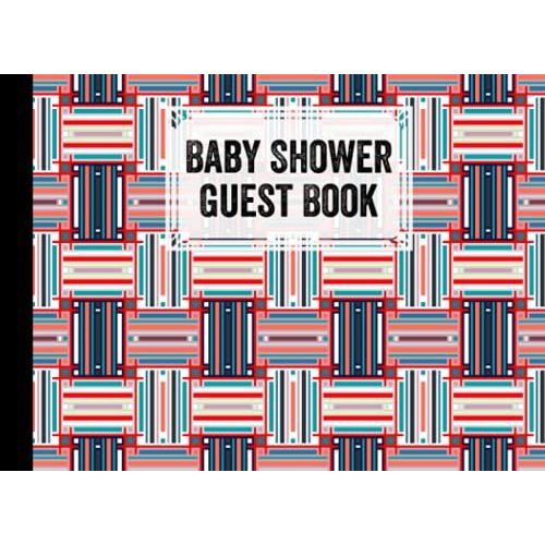 Baby Shower Guest Book: Rainbows Cover Baby Shower Guest Book, Includes Gift Tracker Log And Memory Picture, 150 Pages, Size 8.25" X 6" By Lieselotte Vetter