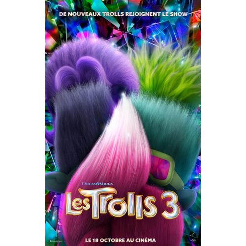 Affiche Officiel Du Film Les Trolls 3 Gf