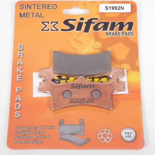 Plaquette De Frein Sifam Pour Quad Polaris 330 Trail Blazer 2008 À 2012 Ar Neuf