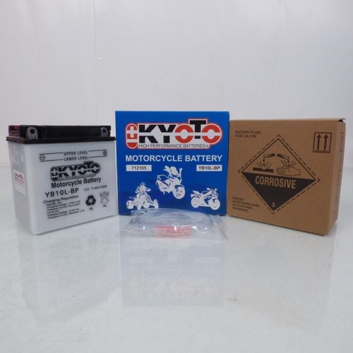 Batterie Kyoto Pour Scooter Piaggio 125 X8 2004 À 2007 Yb10l-Bp / 12v 11ah Neuf
