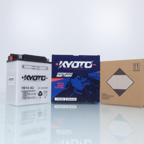 Batterie Kyoto Pour Moto Honda 750 Cb Ka Kb 1980 À 1981 Yb14-A2 / 12v 14ah Neuf