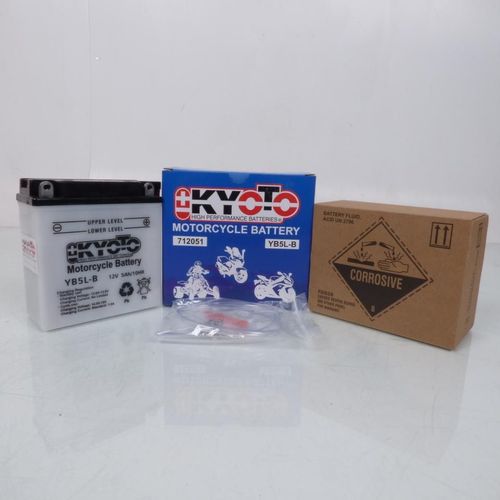 Batterie Kyoto Pour Scooter Peugeot 50 Buxy - Etrier Brembo 1994 À 1997 Yb5l-B / 12v 1.6ah Neuf
