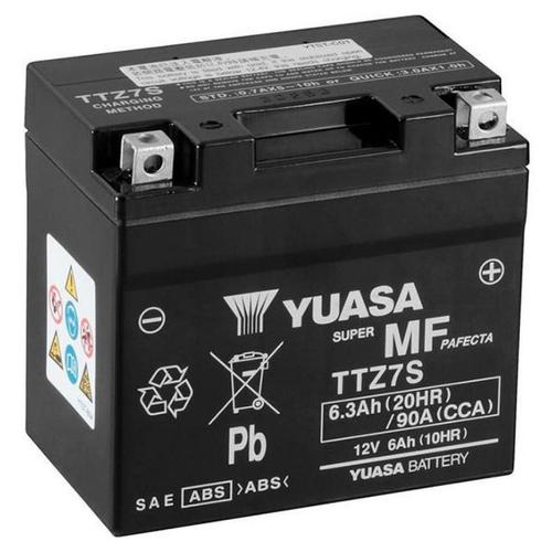 Batterie Yuasa Pour Moto Husqvarna 250 Txc 2010 Ytz7s-Bs / Ytz7-S / Ytz7-Sla / 12v 6.3ah Neuf