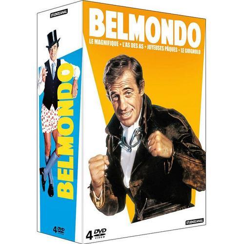Belmondo - Coffret : Le Magnifique + L'as Des As + Joyeuses Pâques + Le Guignolo - Pack