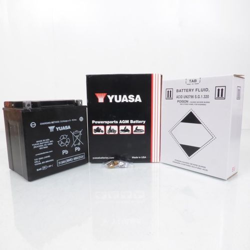 Batterie Yuasa Pour Moto Harley Davidson 1580 Flt Series Road 2008 À 2009 Yix30l / 12v 30ah Neuf