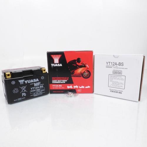 Batterie Yuasa Pour Moto Suzuki 750 Gsxr 2000 À 2007 Yt12a-Bs / 12v 9.5ah Neuf