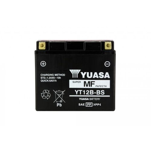 Batterie Yuasa Pour Moto Ducati 992 St3 2004 À 2007 Yt12b-Bs / 12v 10ah Neuf