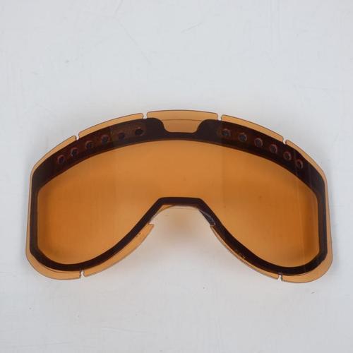 Écran Double Ventilé Orange Pour Masque Lunette Cross Smith Smx Moto Quad Neuf