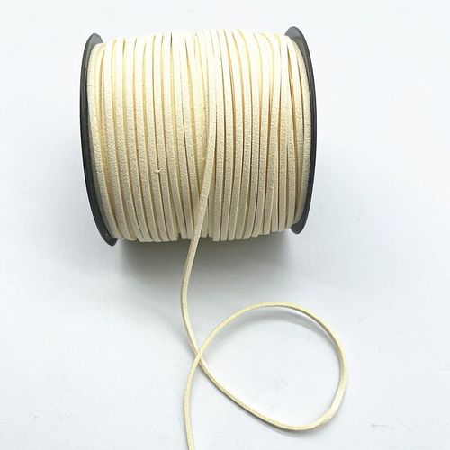 Ceinture De Cordon Tressée En Faux Daim Plat,5yards,3mm,En Cuir Velours Coréen,Perles Faites À La Main,Bracelet,Fabrication De Bijoux #A