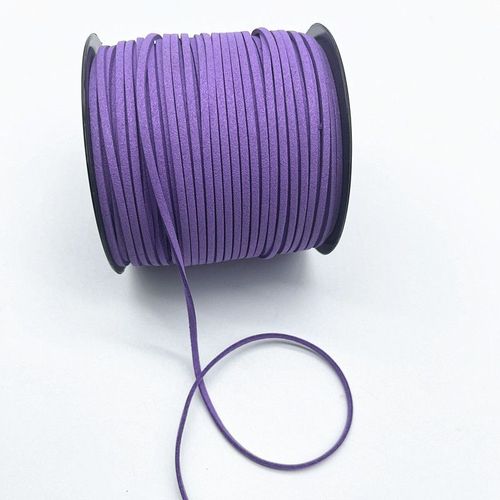 Ceinture De Cordon Tressée En Faux Daim Plat,5yards,3mm,En Cuir Velours Coréen,Perles Faites À La Main,Bracelet,Fabrication De Bijoux #T