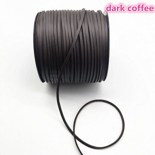 Ceinture De Cordon Tressée En Faux Daim Plat,5yards,3mm,En Cuir Velours Coréen,Perles Faites À La Main,Bracelet,Fabrication De Bijoux - Type P18