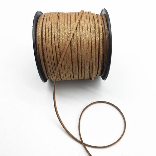 Ceinture De Cordon Tressée En Faux Daim Plat,5yards,3mm,En Cuir Velours Coréen,Perles Faites À La Main,Bracelet,Fabrication De Bijoux - Type P1