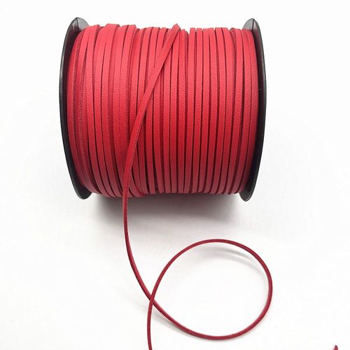 Ceinture De Cordon Tressée En Faux Daim Plat,5yards,3mm,En Cuir Velours Coréen,Perles Faites À La Main,Bracelet,Fabrication De Bijoux - Type P17