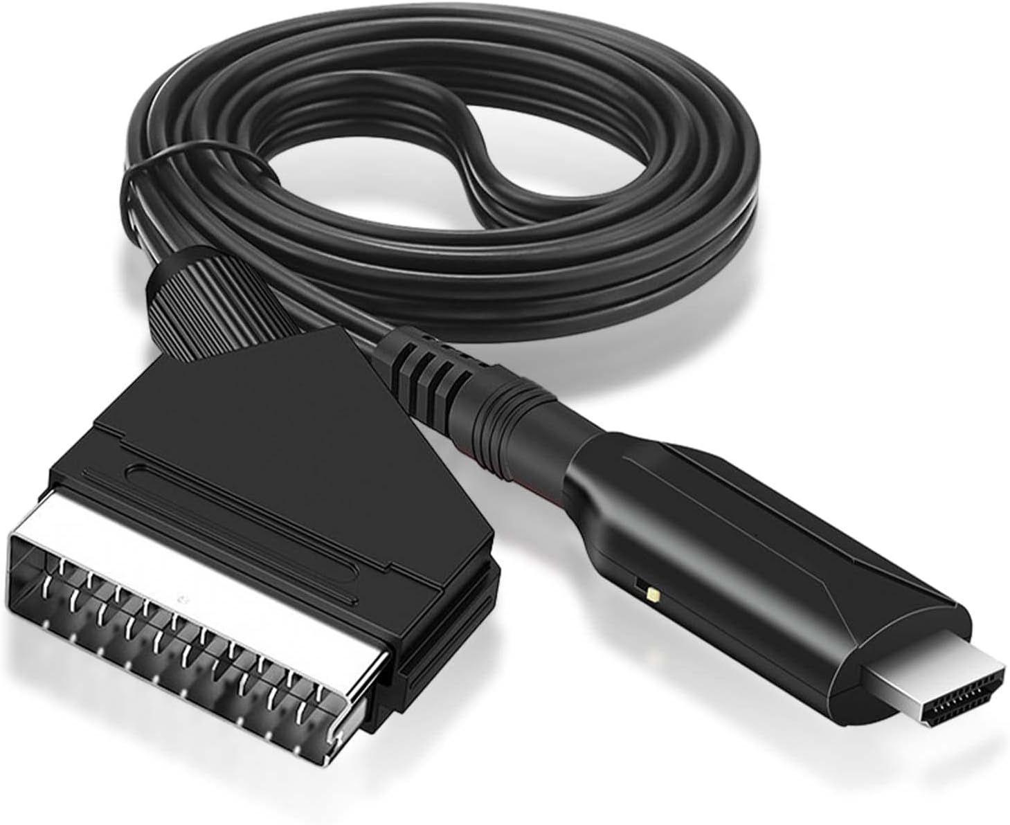 Adaptateur vidéo audio de convertisseur péritel vers HDMI pour