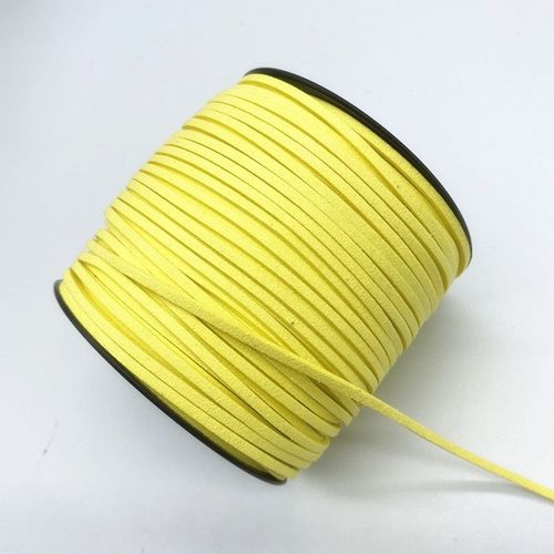 Lot De Cordons Plats Tressés En Faux Daim,3mm,5 Mètres/Lot,Coréens,Velours,Cuir,Ficelle,Fait À La Main,Pour Bricolage,Bijoux,Fournitures Exécutives #C