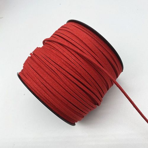 Lot De Cordons Plats Tressés En Faux Daim,3mm,5 Mètres/Lot,Coréens,Velours,Cuir,Ficelle,Fait À La Main,Pour Bricolage,Bijoux,Fournitures Exécutives #S