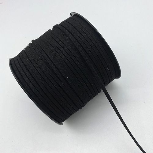 Lot De Cordons Plats Tressés En Faux Daim,3mm,5 Mètres/Lot,Coréens,Velours,Cuir,Ficelle,Fait À La Main,Pour Bricolage,Bijoux,Fournitures Exécutives #U