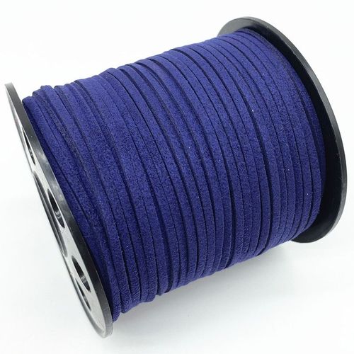 Cordon Plat Tressé En Faux Daim,5yards,3mm,En Velours Coréen,Fait À La Main,Pour La Fabrication De Bijoux,Fournitures - Ro #O