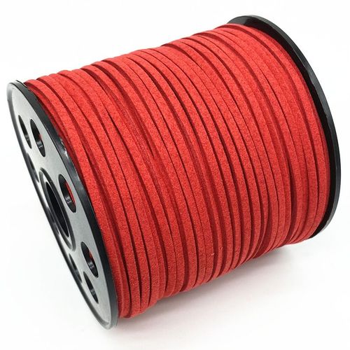 Cordon Plat Tressé En Faux Daim,5yards,3mm,En Velours Coréen,Fait À La Main,Pour La Fabrication De Bijoux,Fournitures - Ro #U