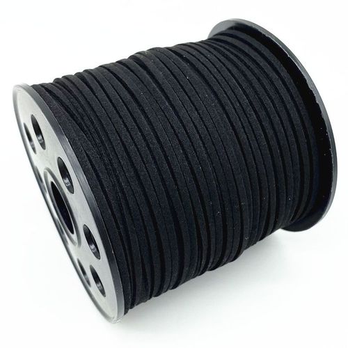Cordon Plat Tressé En Faux Daim,5yards,3mm,En Velours Coréen,Fait À La Main,Pour La Fabrication De Bijoux,Fournitures - Ro #J