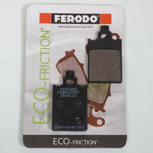 Plaquette De Frein Ferodo Pour Moto Aprilia 50 Af1 1990 Fn / Av Neuf