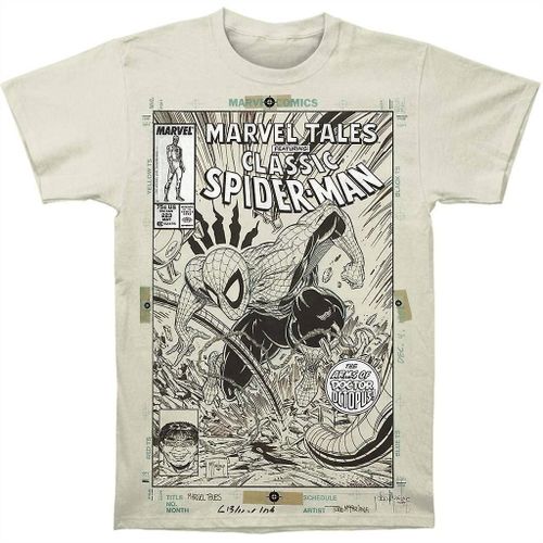 Spider-Man Cover Sketch Subway T-Shirt